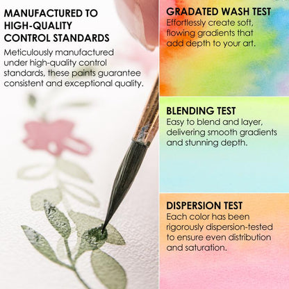 100-Color All-In-One Watercolor Set | Artist-Grade Pigments & Portable Art Kit