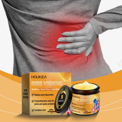 Houkea Bee Venom Joint Relief Cream - Daily Nourishment for Joints and Skin (Topical Application)
