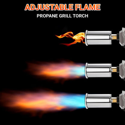 Adjustable Flame Cooking Torch for Sous Vide, Steak, Crème Brûlée & BBQ | Propane Torch
