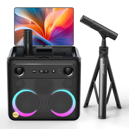 13.3" All-in-One Karaoke Machine 🎤 460W | Dual Wireless Mics | Big Screen Party System