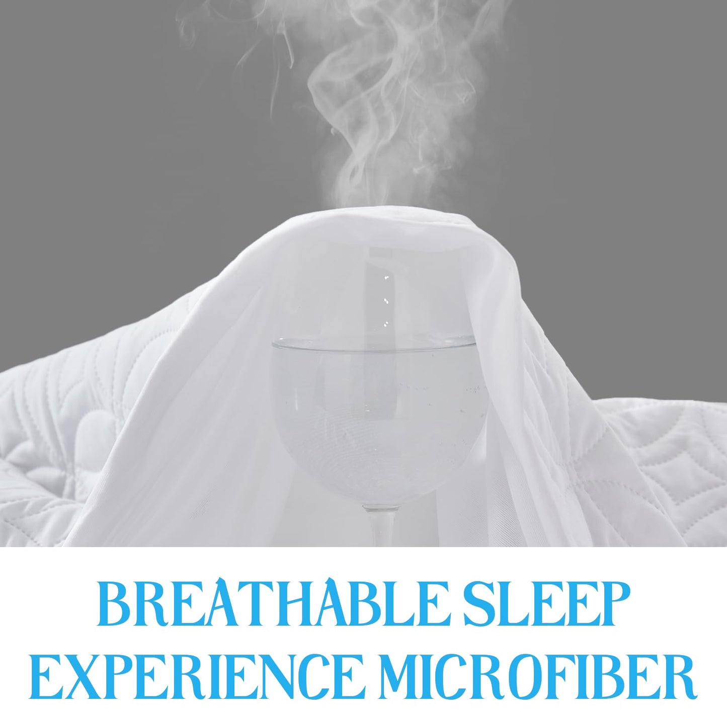 Waterproof Mattress Protector 🛌 Soft, Breathable & Noise-Free | Deep Pocket 18" Fit | Premium Coin-Quilt Design