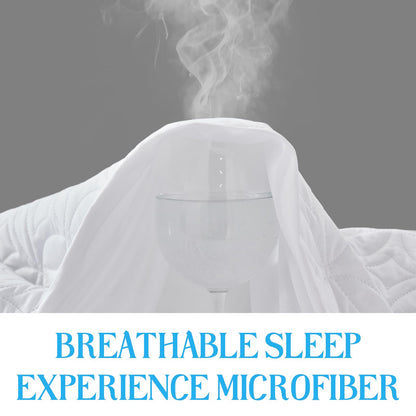 Waterproof Mattress Protector 🛌 Soft, Breathable & Noise-Free | Deep Pocket 18" Fit | Premium Coin-Quilt Design